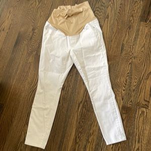 LOFT White Maternity Skinny Jeans NWOT